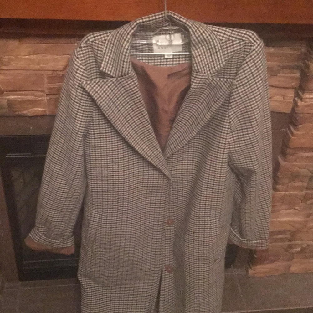 Long pea coat loose fit